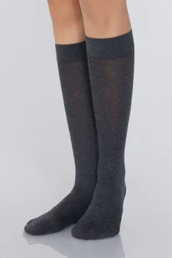 2 Pairs Of 50 Denier Microfiber Knee-High Stockings - Socks - Women | Tezenis