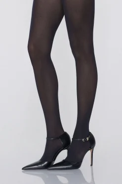 2 Pairs Of 50 Denier Opaque Microfiber Tights - Basic - Women | Tezenis
