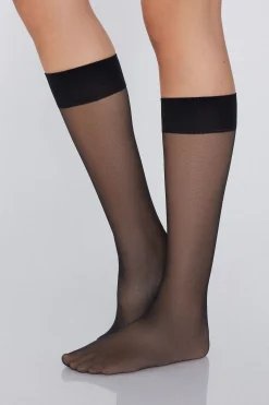 2 Pairs Of Appearance 20 Denier Sheer Knee-High Stockings - Socks - Women | Tezenis