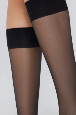 2 Pairs Of Appearance 20 Denier Sheer Knee-High Stockings - Socks - Women | Tezenis
