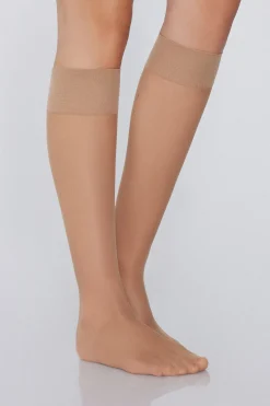 2 Pairs Of Appearance 20 Denier Sheer Knee-High Stockings - Socks - Women | Tezenis