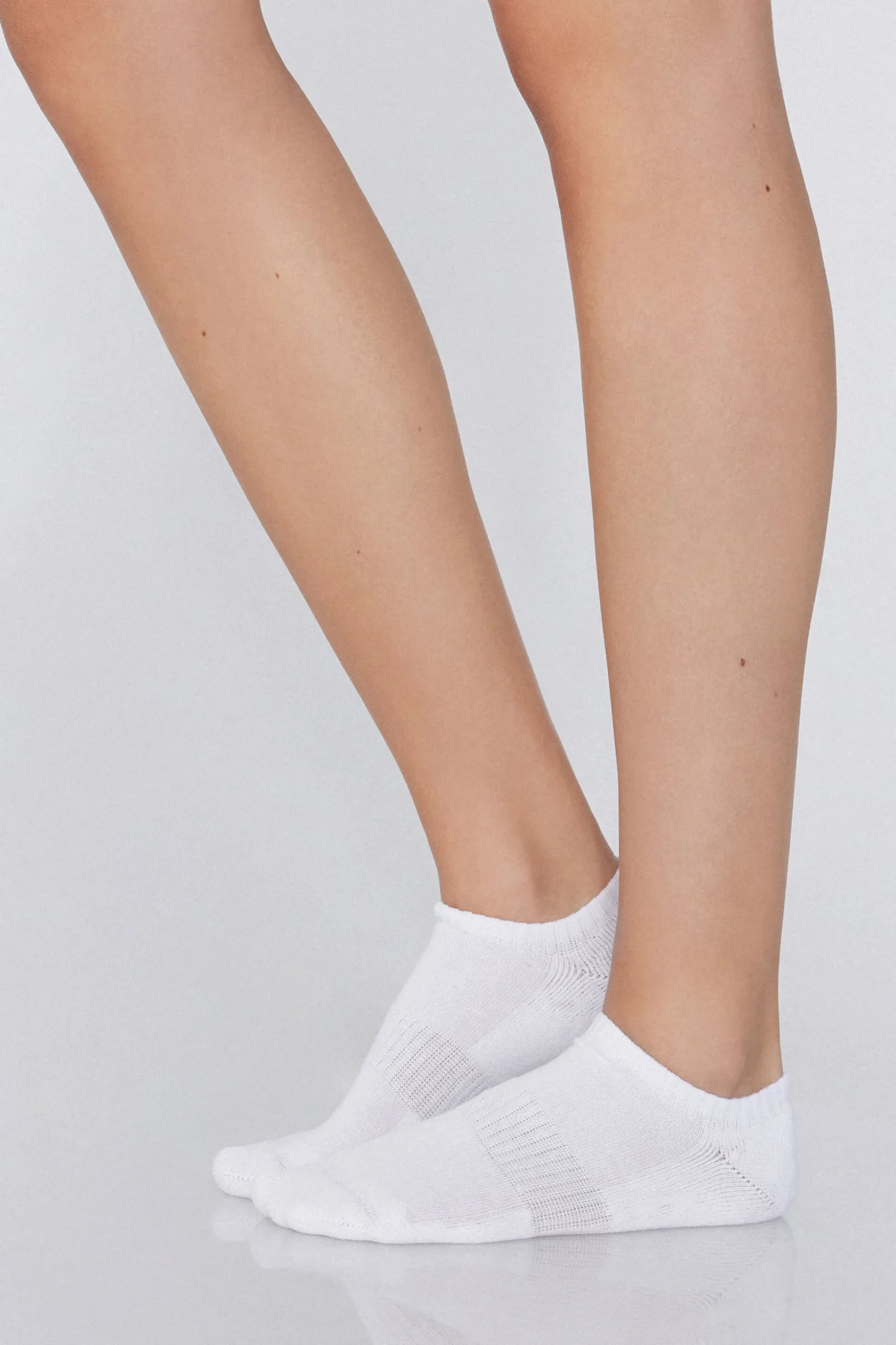 3 Pairs Of Cotton Athletic Ankle Socks - Socks - Women | Tezenis