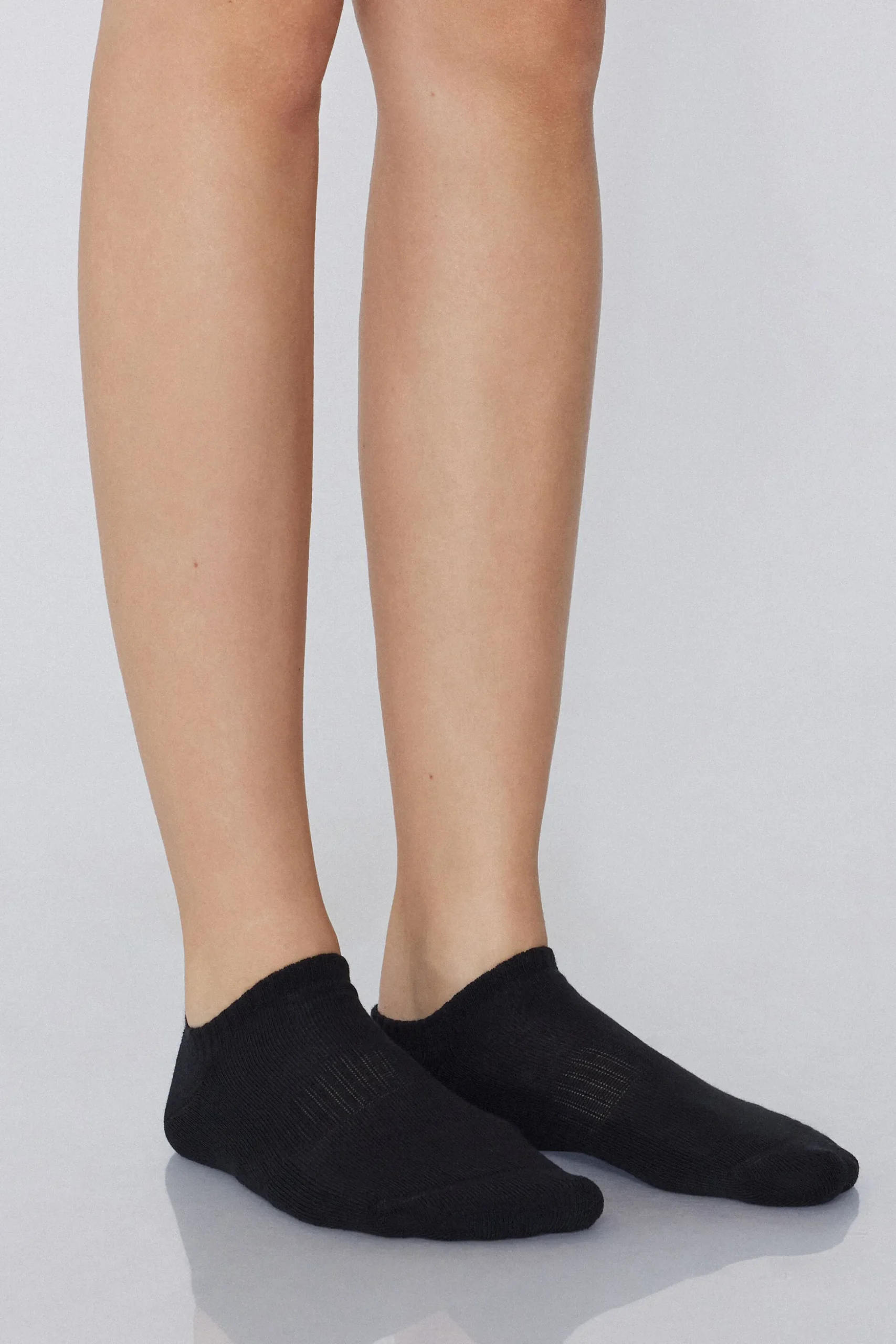 3 Pairs Of Cotton Athletic Ankle Socks - Socks - Women | Tezenis
