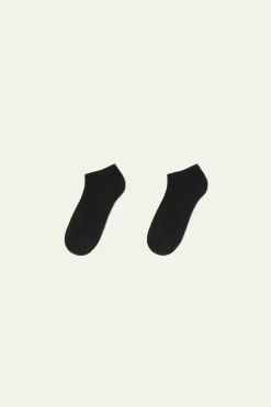 3 Pairs Of Cotton Athletic Ankle Socks - Socks - Women | Tezenis