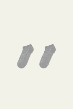3 Pairs Of Cotton Athletic Ankle Socks - Socks - Women | Tezenis