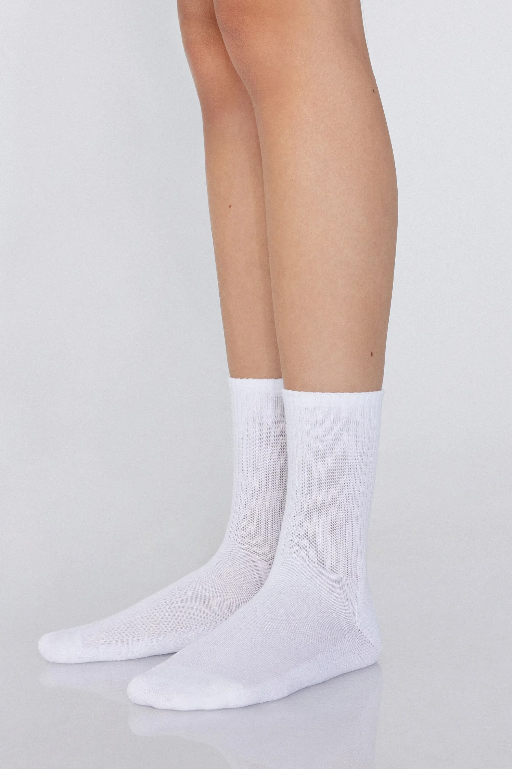 3 Pairs Of Cotton Athletic Crew Socks - Socks - Women | Tezenis