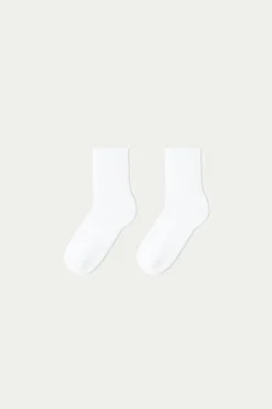 3 Pairs Of Cotton Athletic Crew Socks - Socks - Women | Tezenis