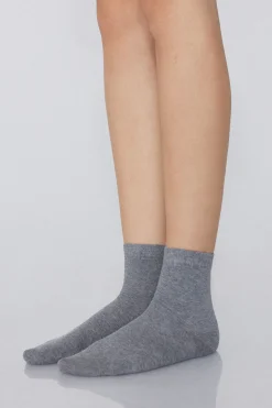 5 Pairs Of Cotton Crew Socks - Socks - Women | Tezenis