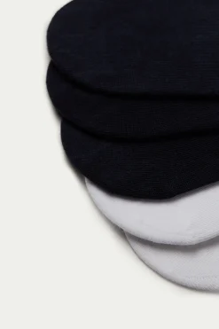 5 Pairs Of Cotton No-Show Socks - Socks - Women | Tezenis