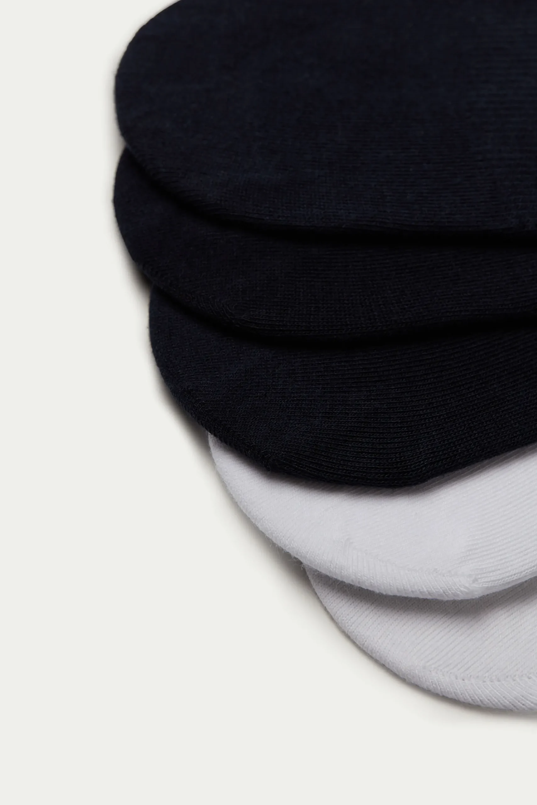 5 Pairs Of Cotton No-Show Socks - Socks - Women | Tezenis