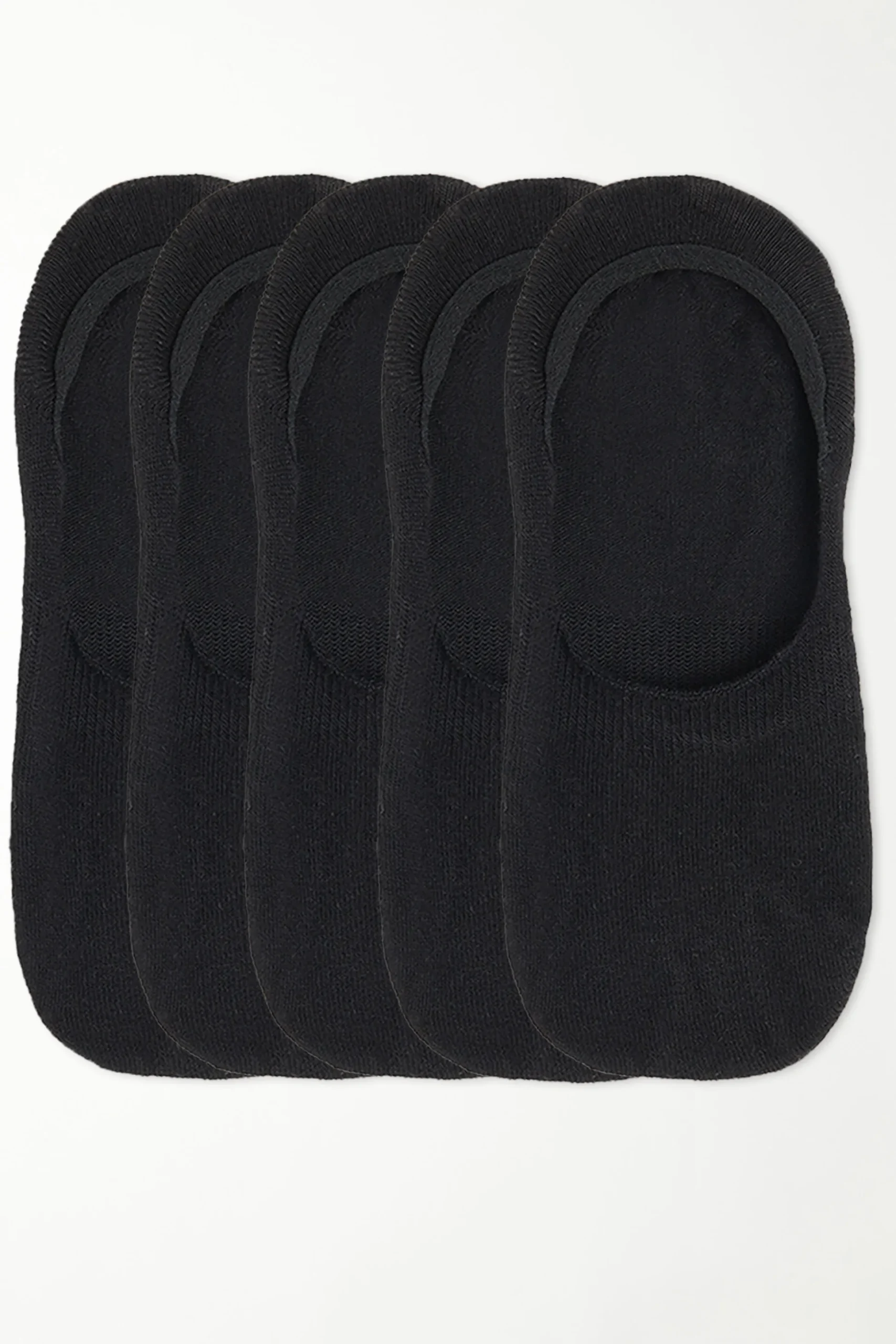 5 Pairs Of Cotton No-Show Socks - Socks - Women | Tezenis