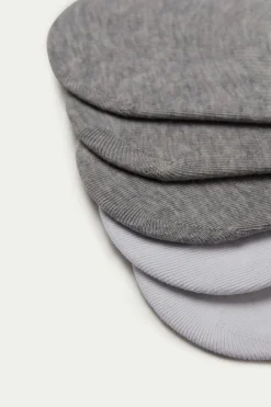 5 Pairs Of Cotton No-Show Socks - Socks - Women | Tezenis