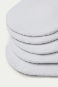5 Pairs Of Cotton No-Show Socks - Socks - Women | Tezenis