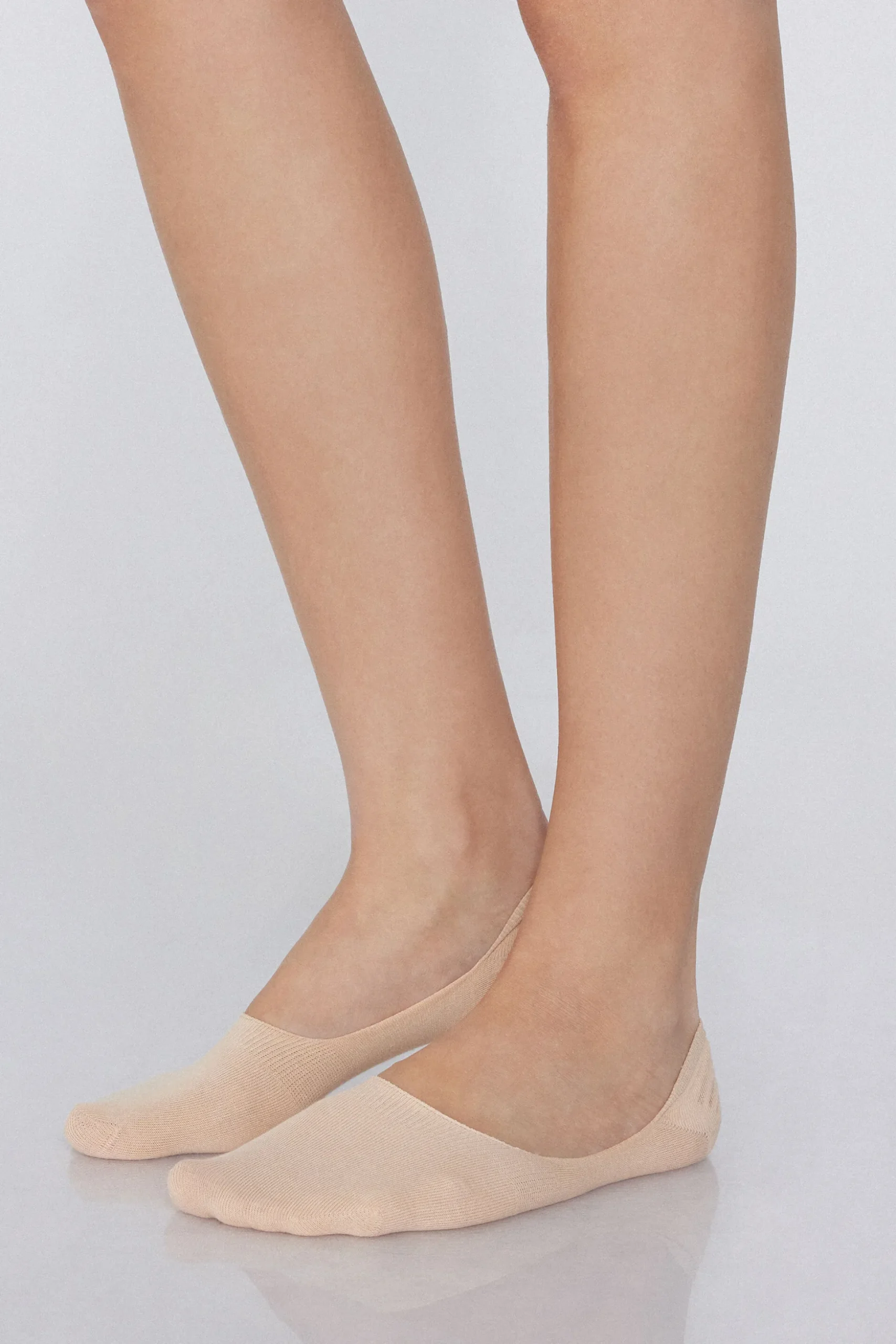 5 Pairs Of Cotton No-Show Socks - Socks - Women | Tezenis