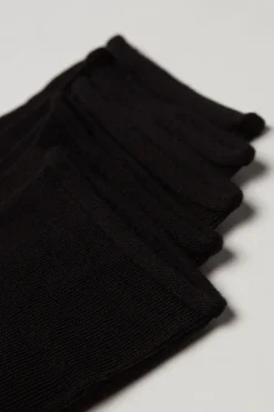 5 Pairs Of Cuffless Cotton Crew Socks - Socks - Women | Tezenis