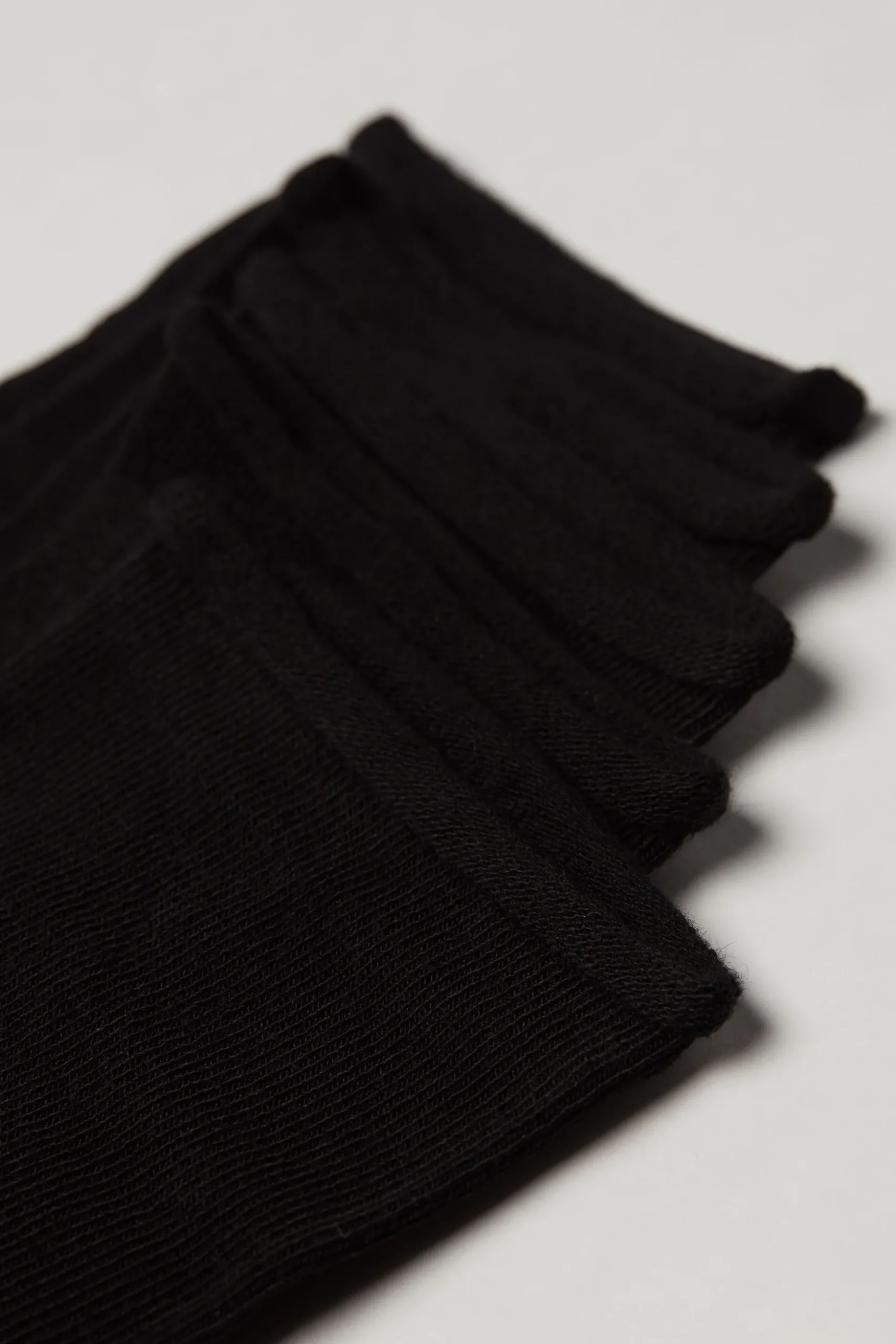 5 Pairs Of Cuffless Cotton Crew Socks - Socks - Women | Tezenis
