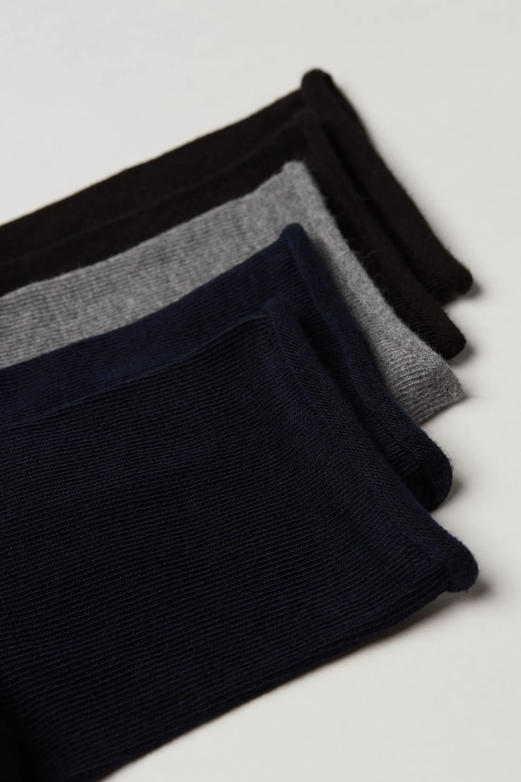 5 Pairs Of Cuffless Cotton Crew Socks - Socks - Women | Tezenis