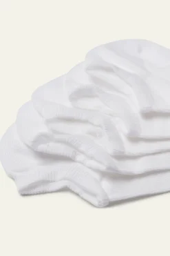 5 Pairs Of Solid-Colored Cotton Ankle Socks - Socks - Women | Tezenis