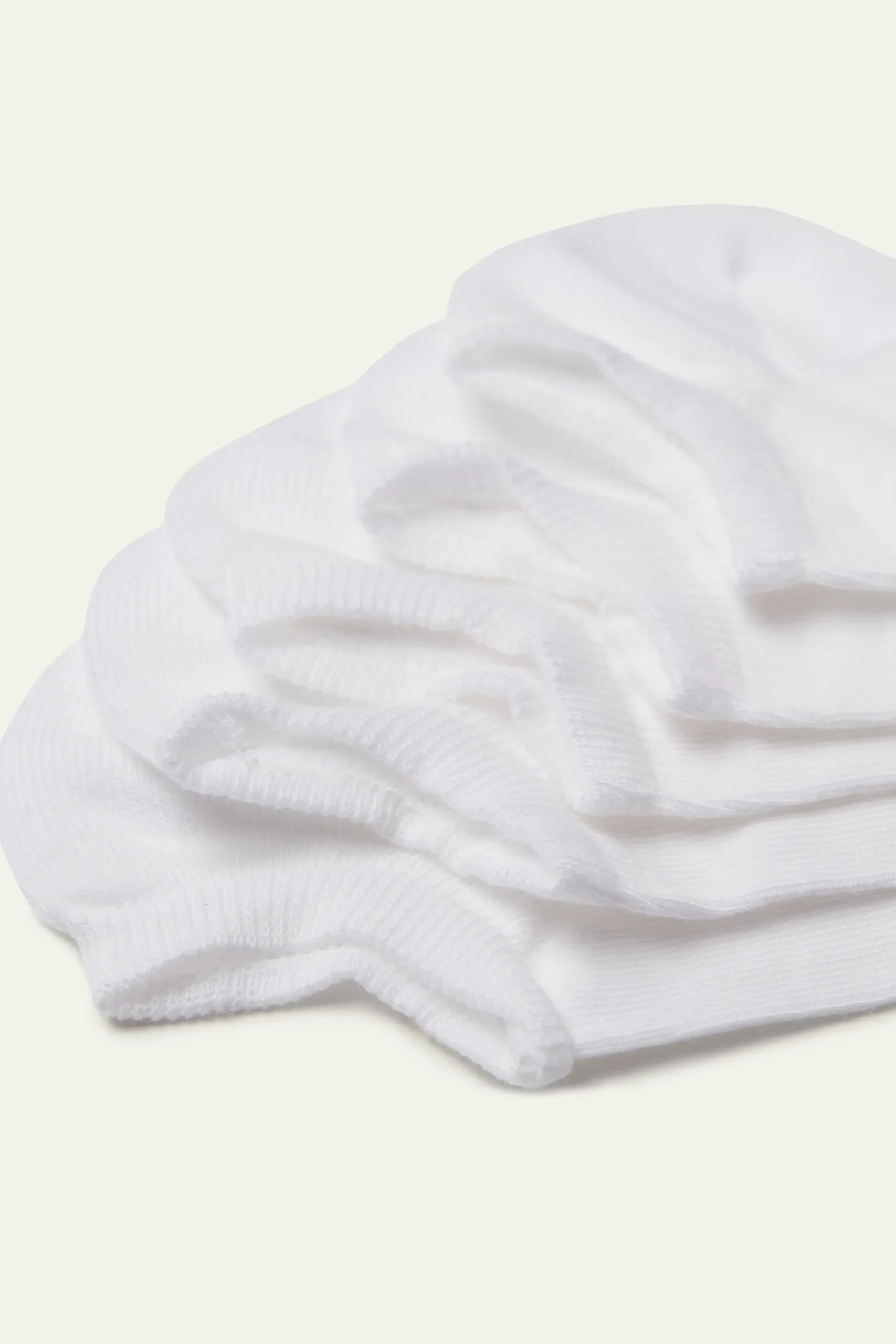 5 Pairs Of Solid-Colored Cotton Ankle Socks - Socks - Women | Tezenis