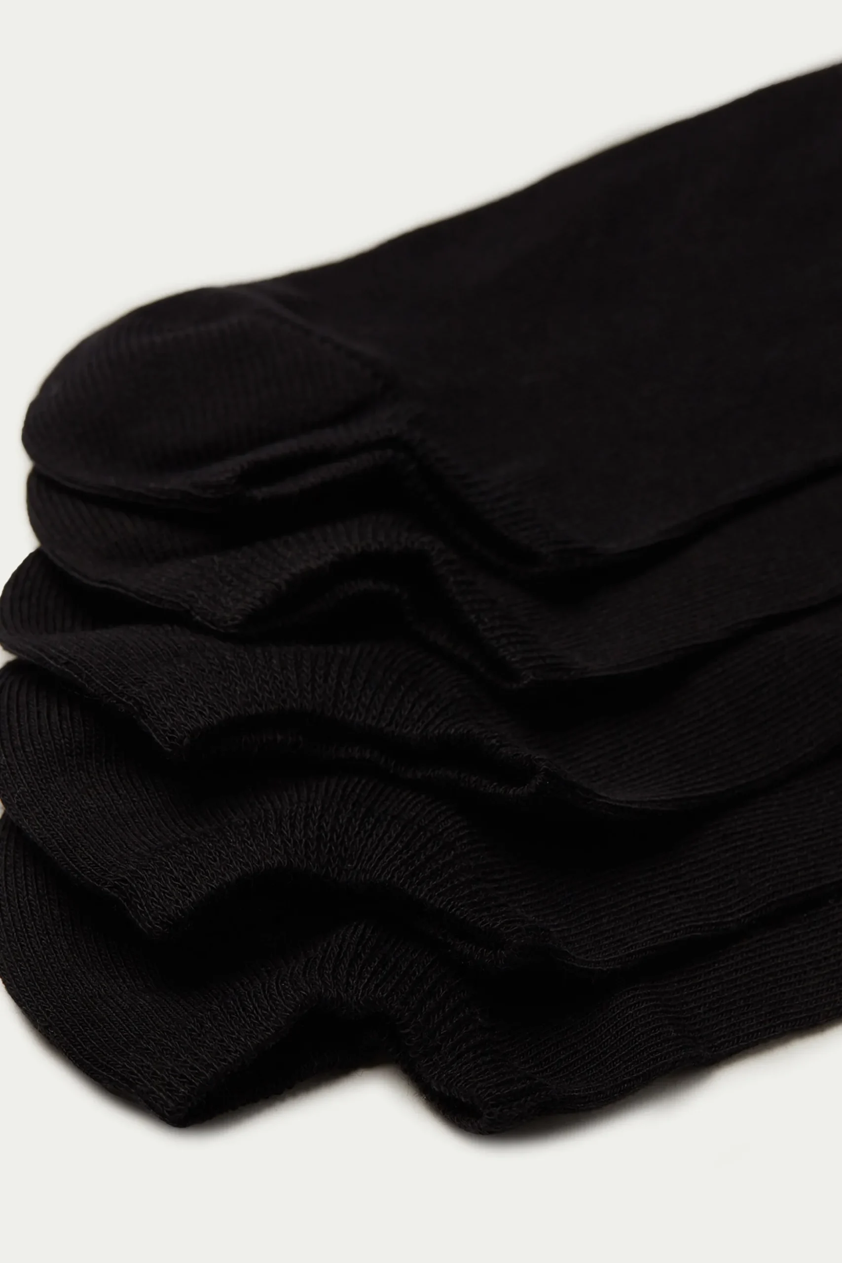 5 Pairs Of Solid-Colored Cotton Ankle Socks - Socks - Women | Tezenis