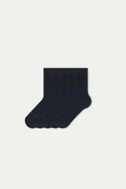 5 X Lightweight Short Cotton Socks - Short Socks - Men | Tezenis