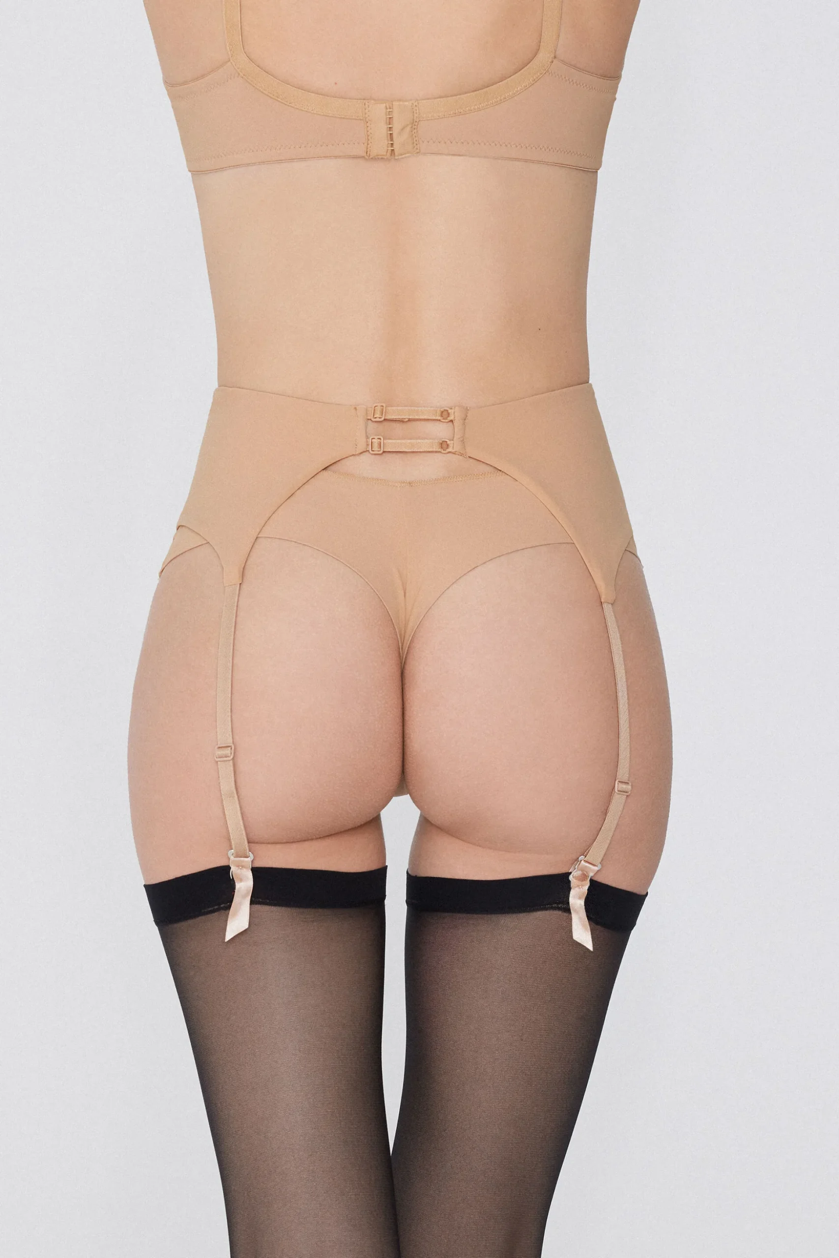 Adjustable Recycled Microfiber Garter Belt - Accessories - Women | Tezenis