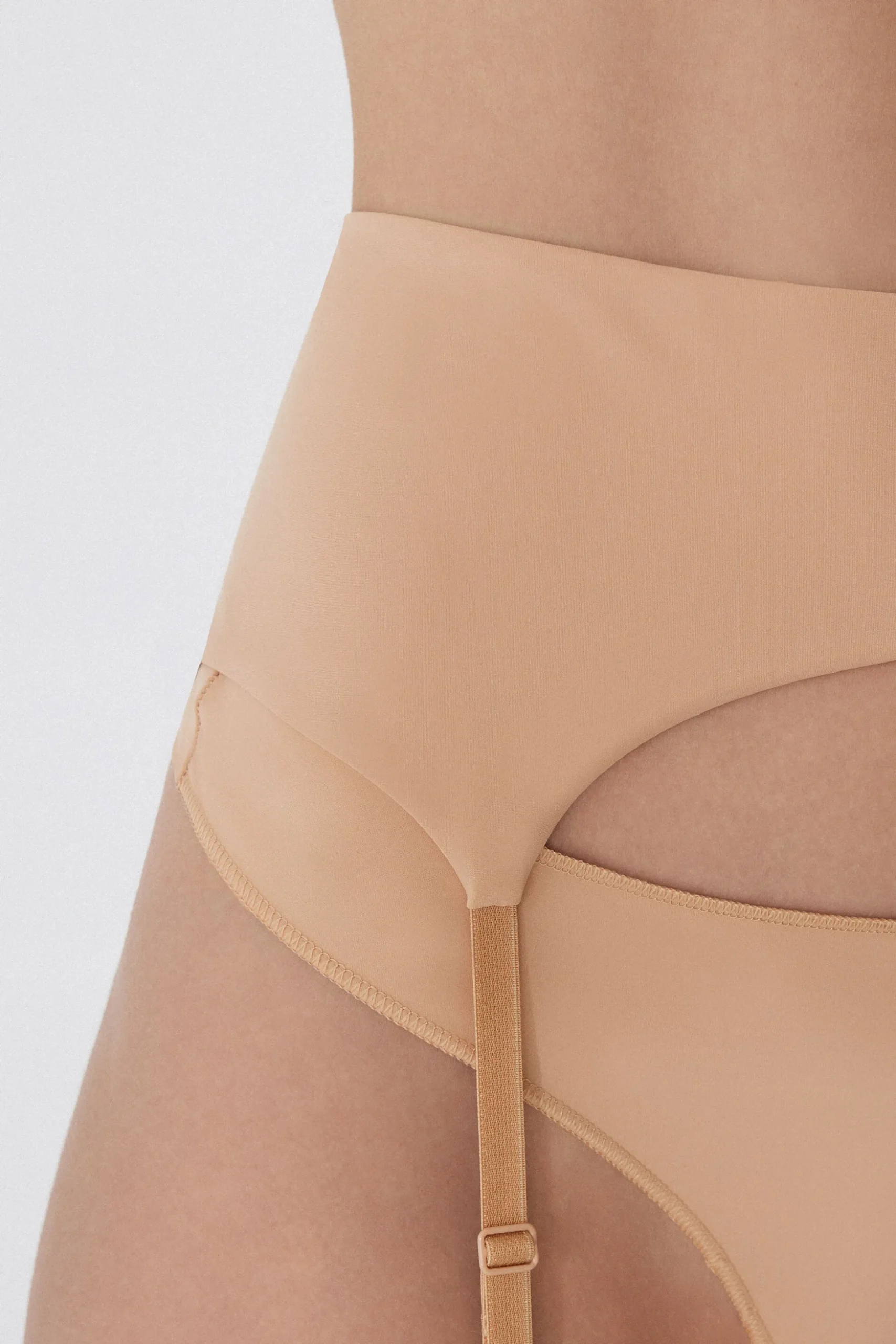Adjustable Recycled Microfiber Garter Belt - Accessories - Women | Tezenis