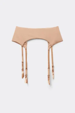 Adjustable Recycled Microfiber Garter Belt - Accessories - Women | Tezenis