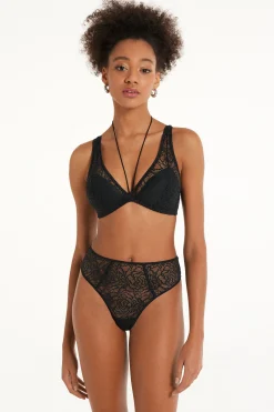 After Midnight Lace Havana Lightly Padded Triangle Bra - Bralette - Women | Tezenis