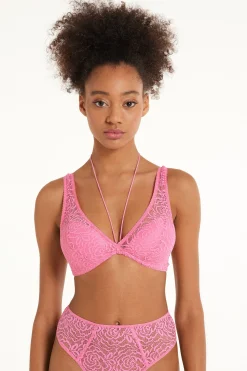After Midnight Lace Havana Lightly Padded Triangle Bra - Bralette - Women | Tezenis