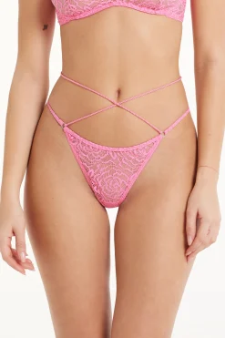After Midnight Lace High-Cut String Thong - G-strings And Thongs - Women | Tezenis