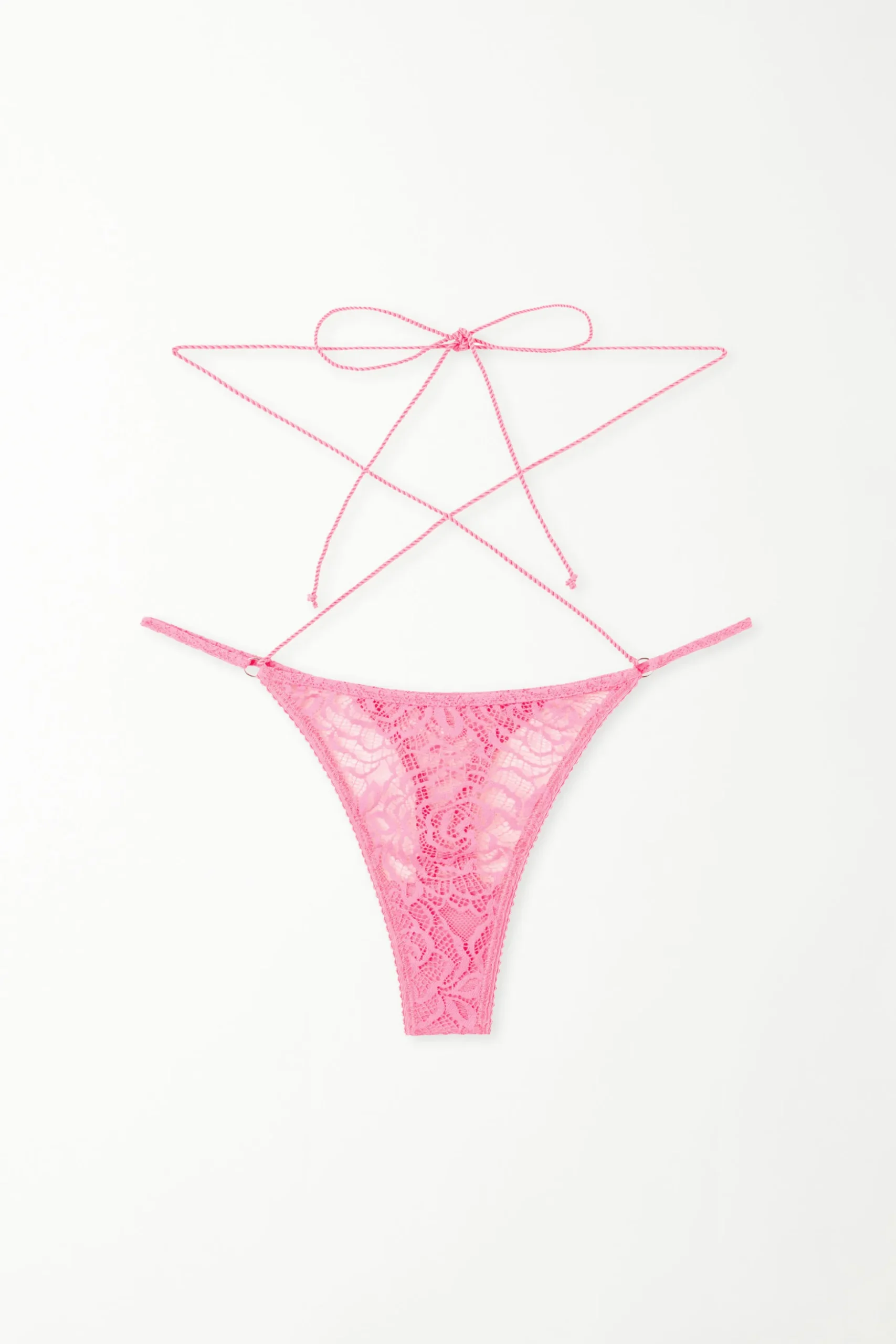 After Midnight Lace High-Cut String Thong - G-strings And Thongs - Women | Tezenis