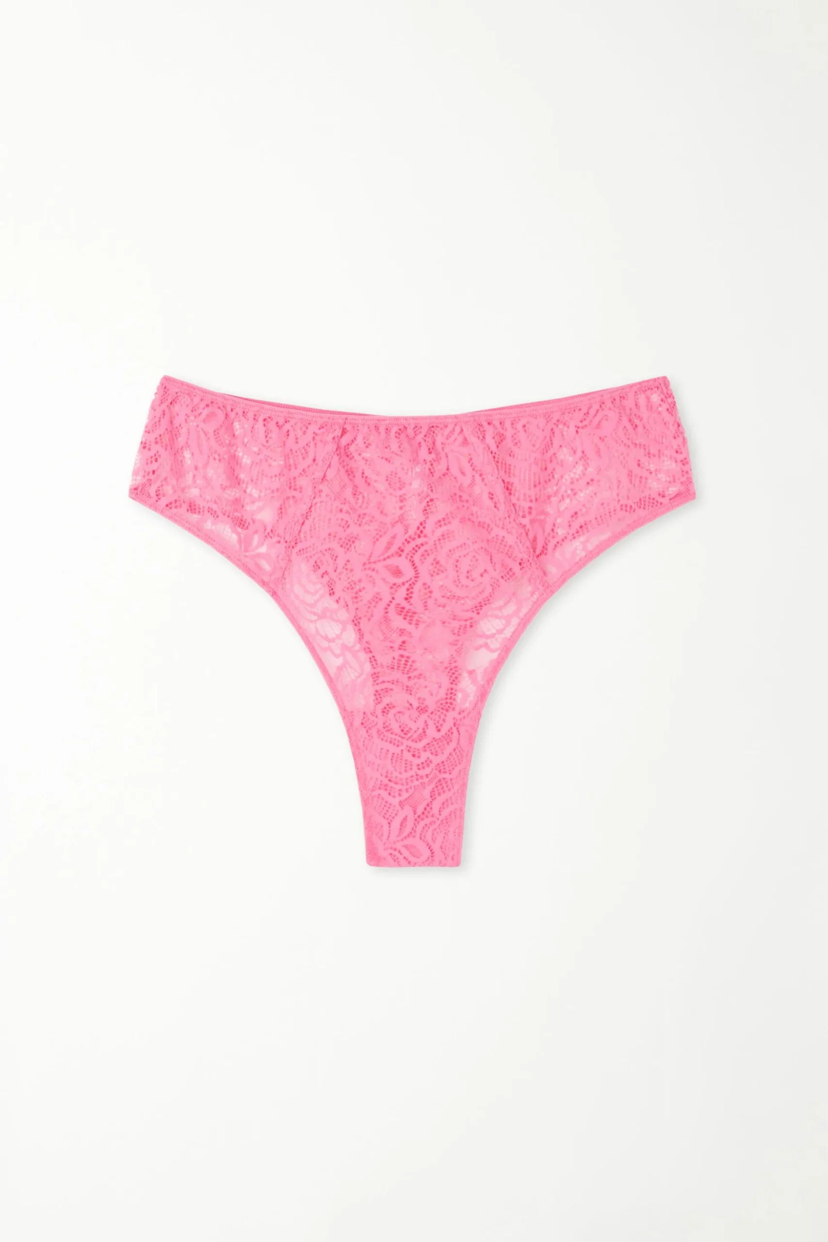 After Midnight Lace High-Waisted High-Cut Brazilian Panties - Cheeky Briefs - Women | Tezenis