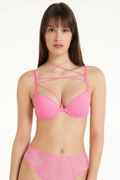 After Midnight Lace Los Angeles Super Push-Up Bra - Push-up - Women | Tezenis