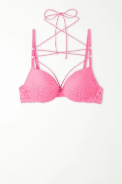 After Midnight Lace Los Angeles Super Push-Up Bra - Push-up - Women | Tezenis