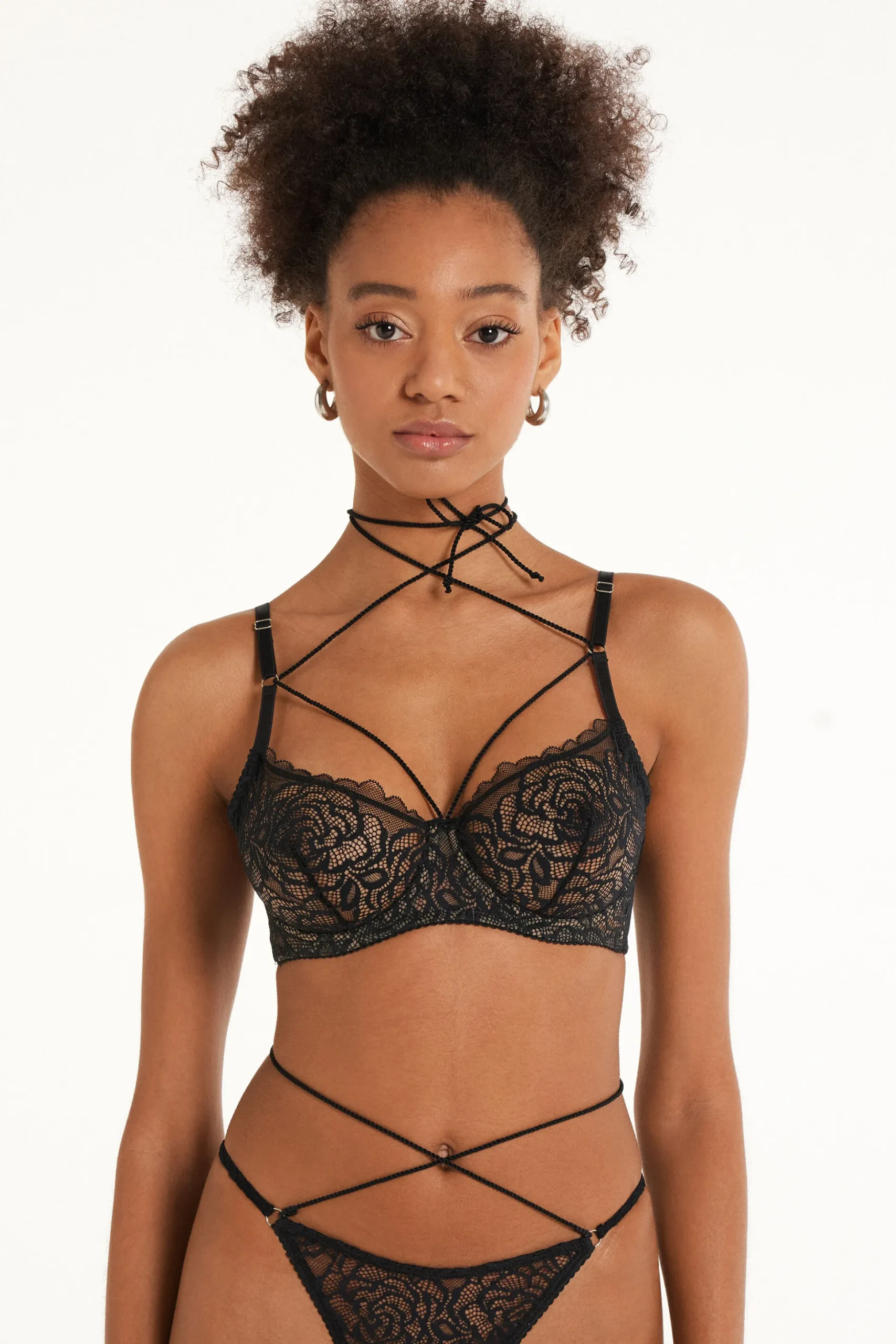 After Midnight Lace Paris Balconette Bra - Balconette - Women | Tezenis