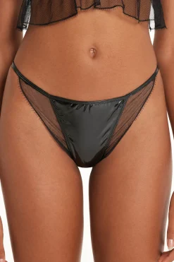 Amorous Vynil String Panties - Classic - Women | Tezenis