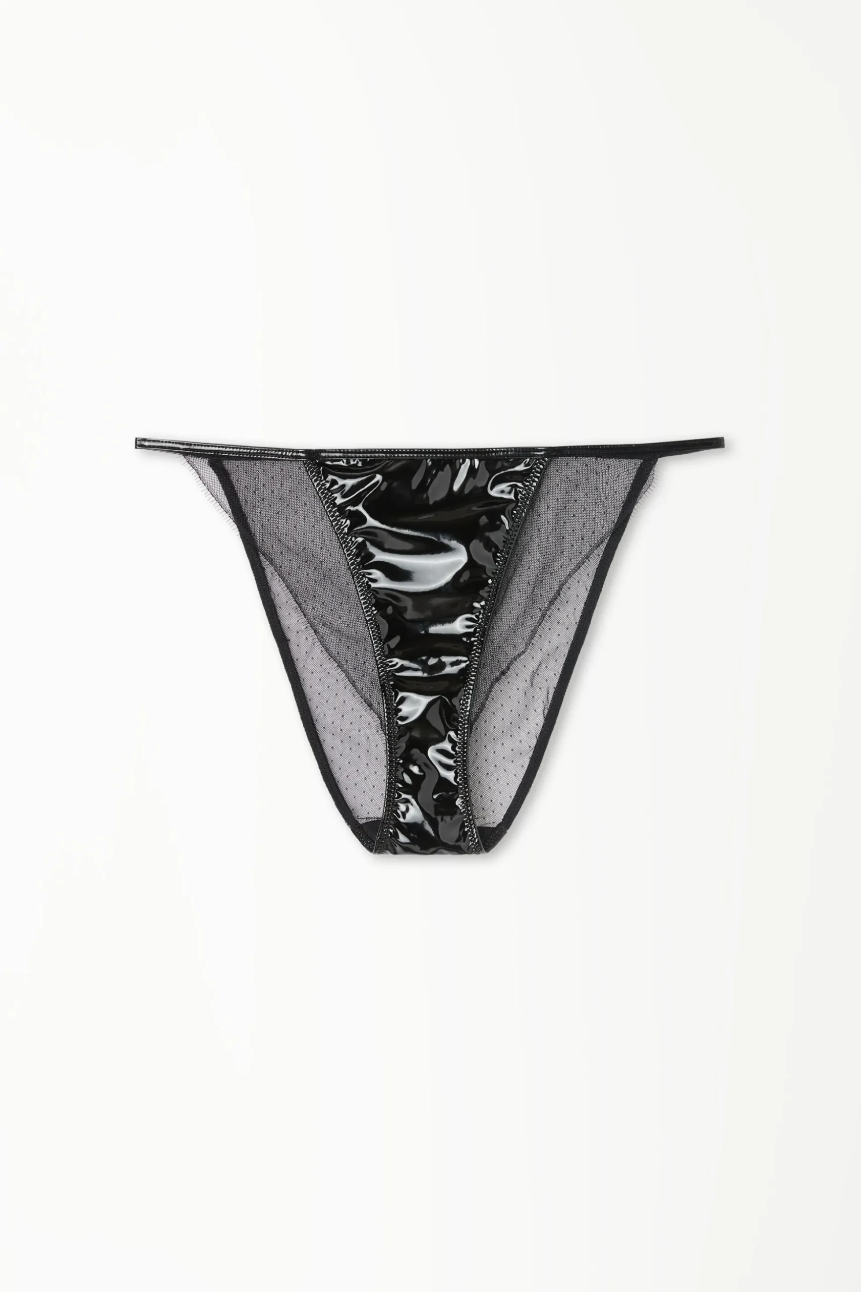 Amorous Vynil String Panties - Classic - Women | Tezenis