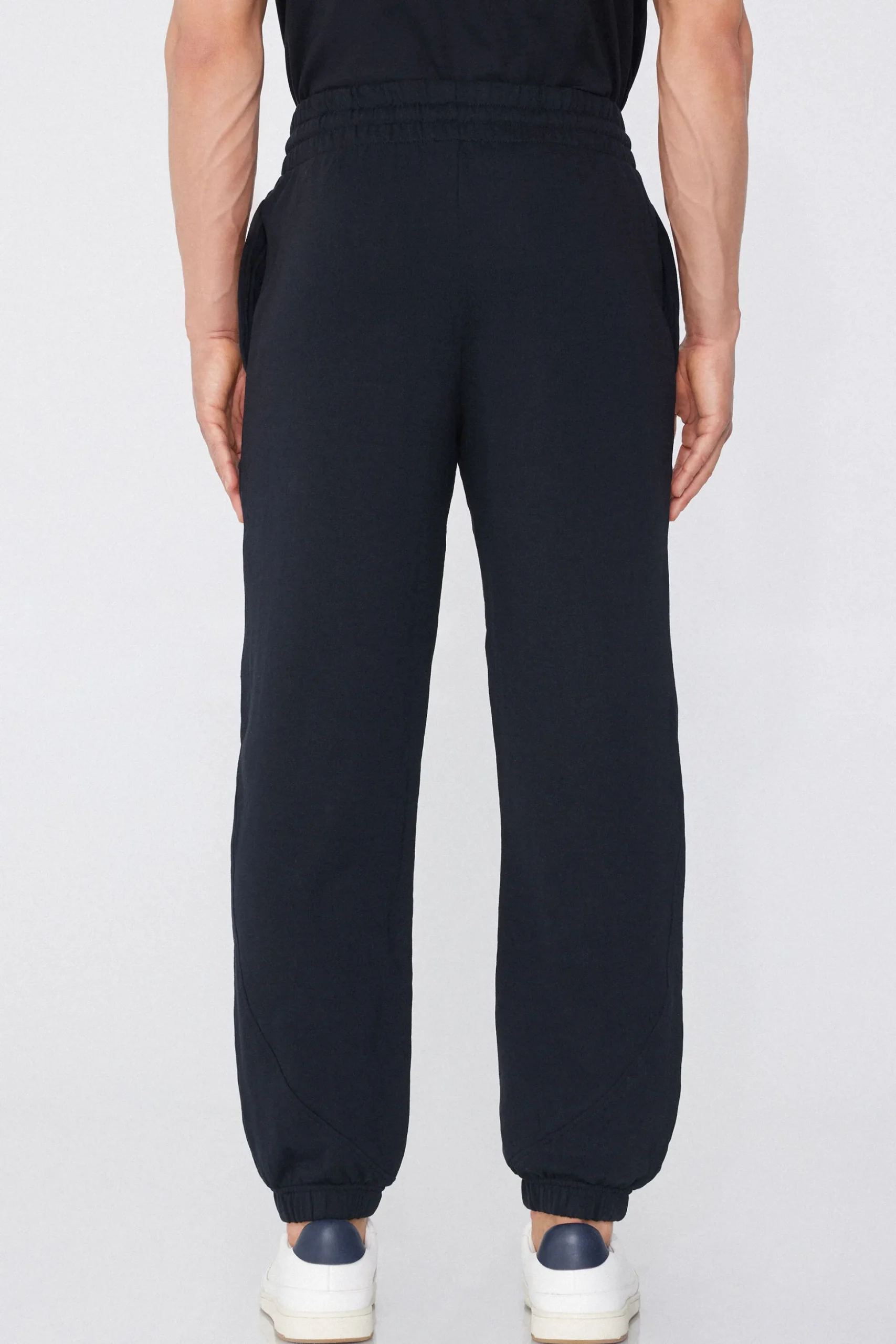 Basic Full Length Drawstring Sweatpants With Pockets - Long Pants - Men | Tezenis