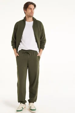Basic Full Length Drawstring Sweatpants With Pockets - Long Pants - Men | Tezenis