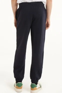 Basic Full Length Drawstring Sweatpants With Pockets - Long Pants - Men | Tezenis