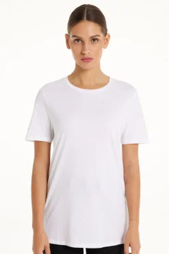 Basic Jersey T-Shirt - Short-Sleeved Tops - Women | Tezenis
