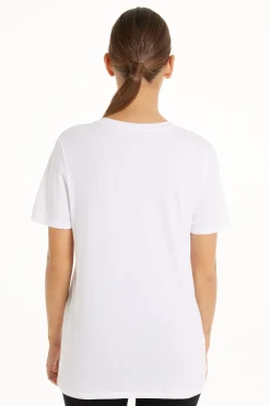 Basic Jersey T-Shirt - Short-Sleeved Tops - Women | Tezenis