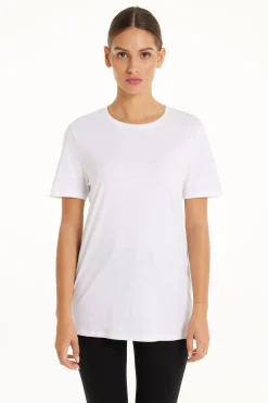 Basic Jersey T-Shirt - Short-Sleeved Tops - Women | Tezenis