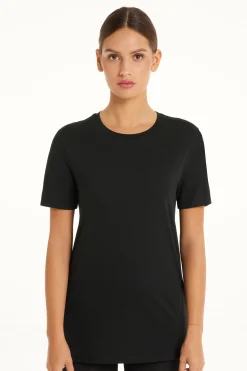 Basic Jersey T-Shirt - Short-Sleeved Tops - Women | Tezenis