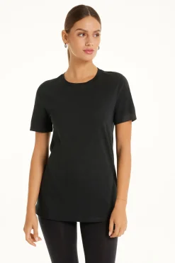 Basic Jersey T-Shirt - Short-Sleeved Tops - Women | Tezenis