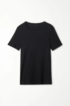 Basic Jersey T-Shirt - Short-Sleeved Tops - Women | Tezenis