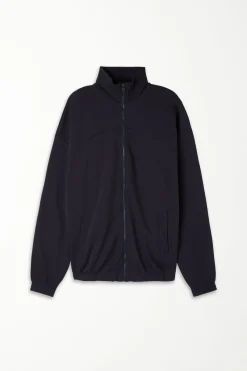 Basic Long Sleeve Pocket Zip Sweatshirt - Sweatshirts - Men | Tezenis