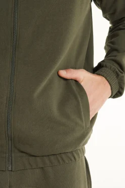 Basic Long Sleeve Pocket Zip Sweatshirt - Sweatshirts - Men | Tezenis