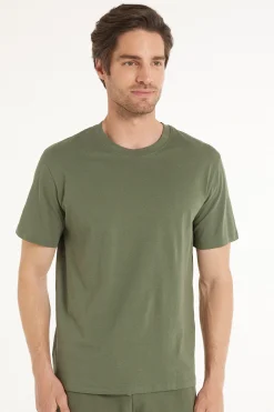 Basic Loose Fitting Cotton T-shirt - T-Shirts - Men | Tezenis
